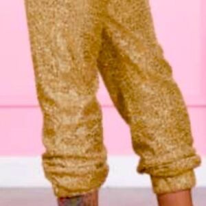Sequin Pinstripe Joggers